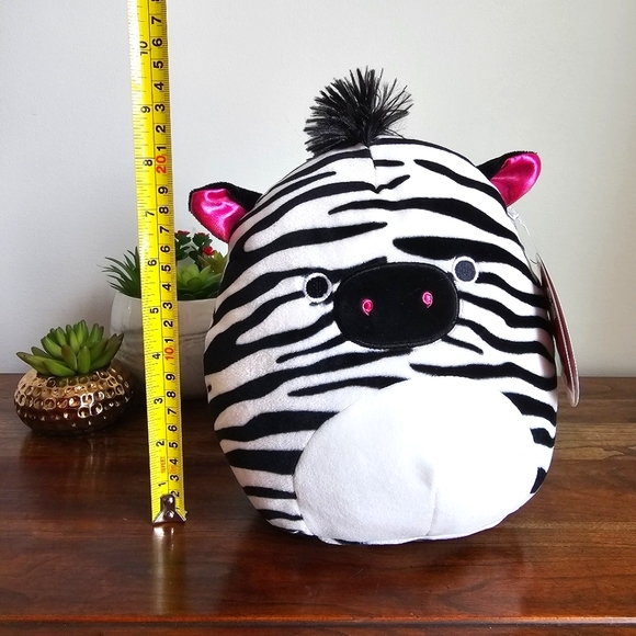 Squishmallows Tracey The Zebra Official Kellytoy Plush 8" Squishy Soft Plush Toy - Picture 10 of 10